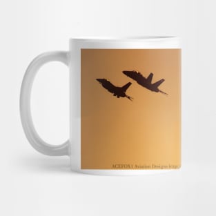 2-Sided F-16 Vipers and F-18 Hornets Mug